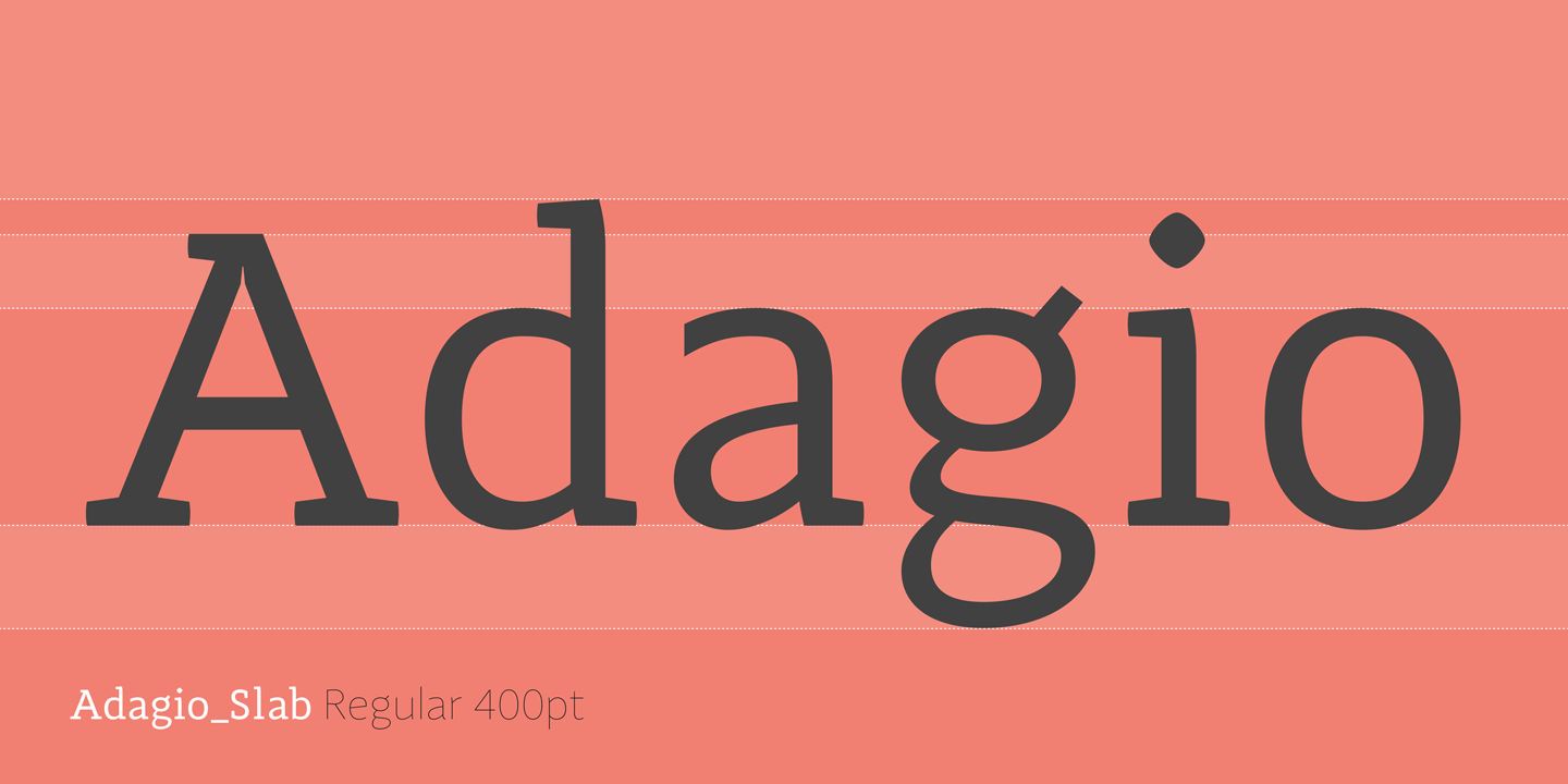 Font Adagio Slab